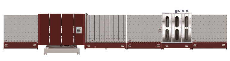 立式板壓內(nèi)合片中空玻璃生產(chǎn)線LB2000P