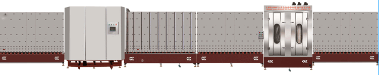 立式中空玻璃板內合平壓生產線
